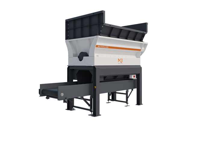 M&J 2000S hydraulic pre-shredder