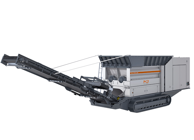 M&J 4000M mobile pre-shredder
