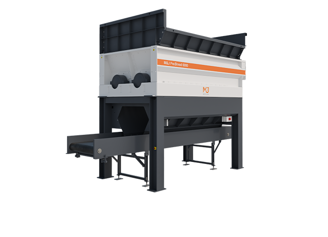 M&J 6000S hydraulic pre-shredder