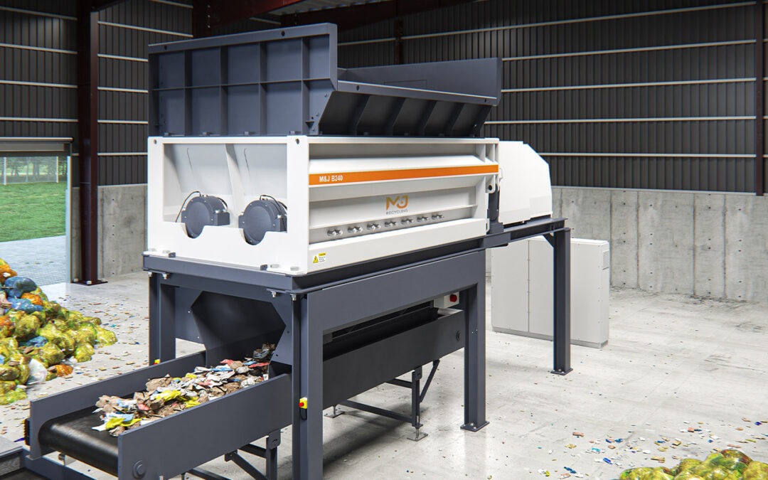 M&J B240e electric pre-shredder