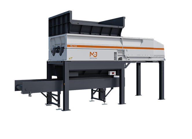 M&J P250e electric pre-shredder